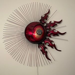 Metal Lighted Wall Decoration